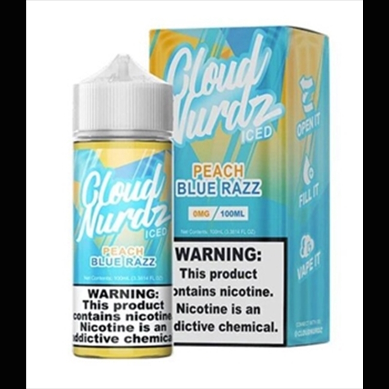 Cloud Nurdz ICE Peach Blue Razz